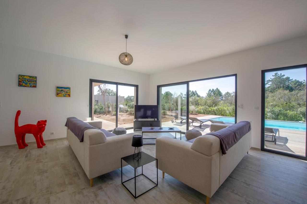 Villa Calme Luxueuse Et Proche Plage Saint-Cyprien Lecci Exterior photo
